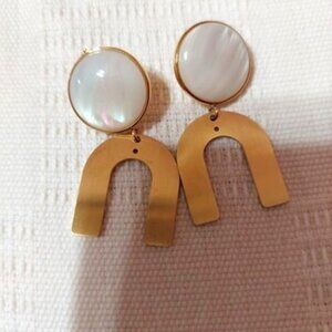 NWOT Adornia Gila Gold Vermeil Drop Earrings